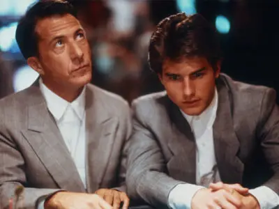 Tom Cruise and Dustin Hoffman in Rain Man (1988)