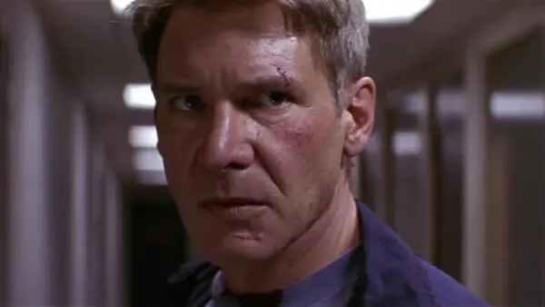 Harrison Ford in the 1997 thriller, The Devil's Own