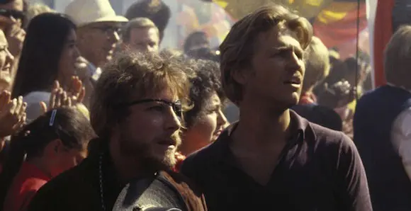 Jeff Bridges and John Heard pictured in the film Cutter's Way.