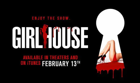 Poster for Canadian horror/slasher Girl House (2014), Top 10 Films