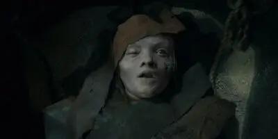 Natalie Grace as the mummy character in Lee Cronin's 2026 horror film, The Mummy.